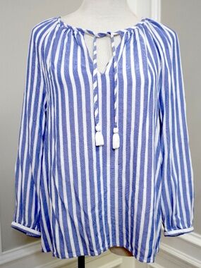 Vineyard Vines 3/4 Length Sleeve Blouse, Size S